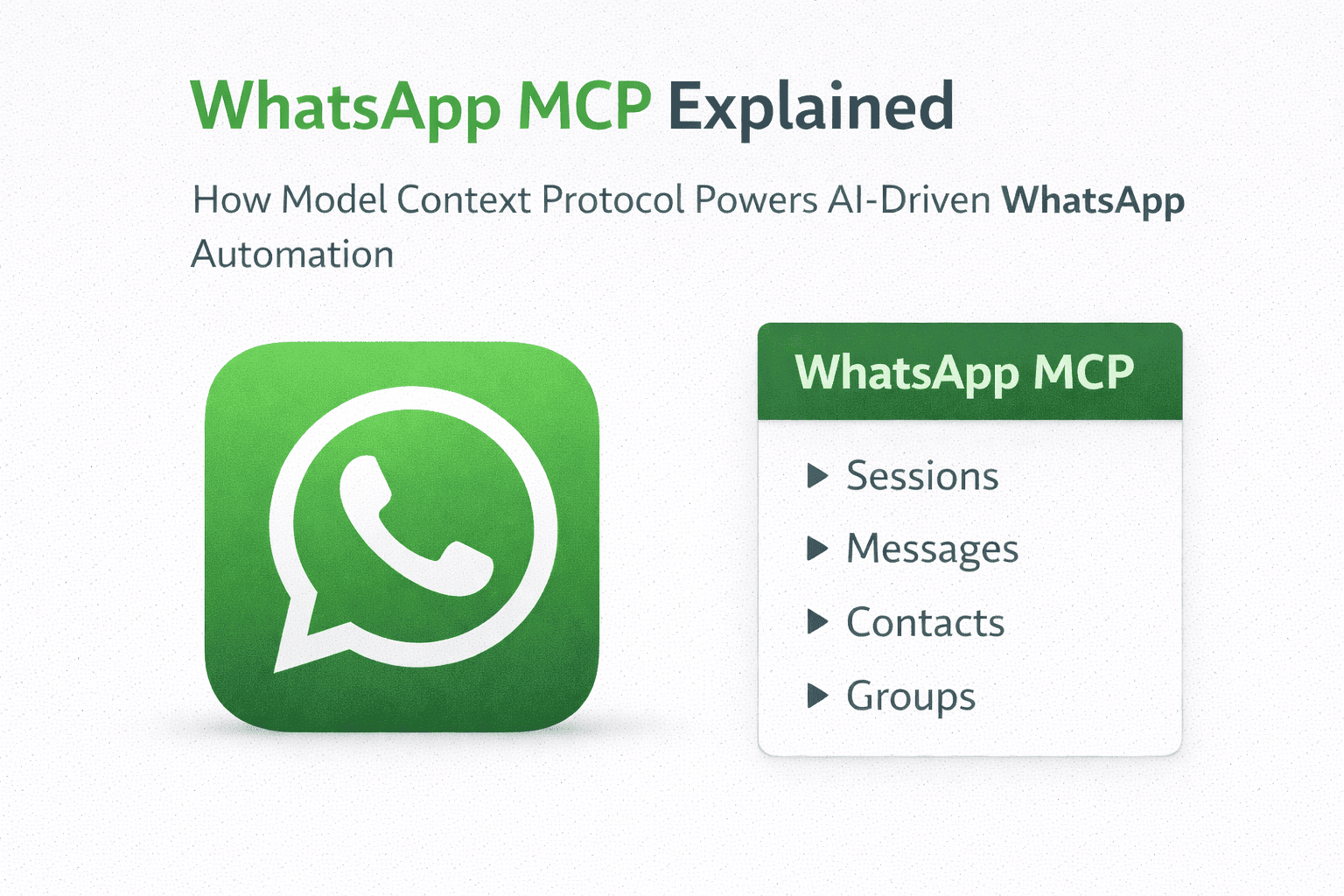 WhatsApp MCP Explained: How Model Context Protocol Powers AI-Driven WhatsApp Automation